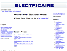 Tablet Screenshot of electricaire.dns-systems.net